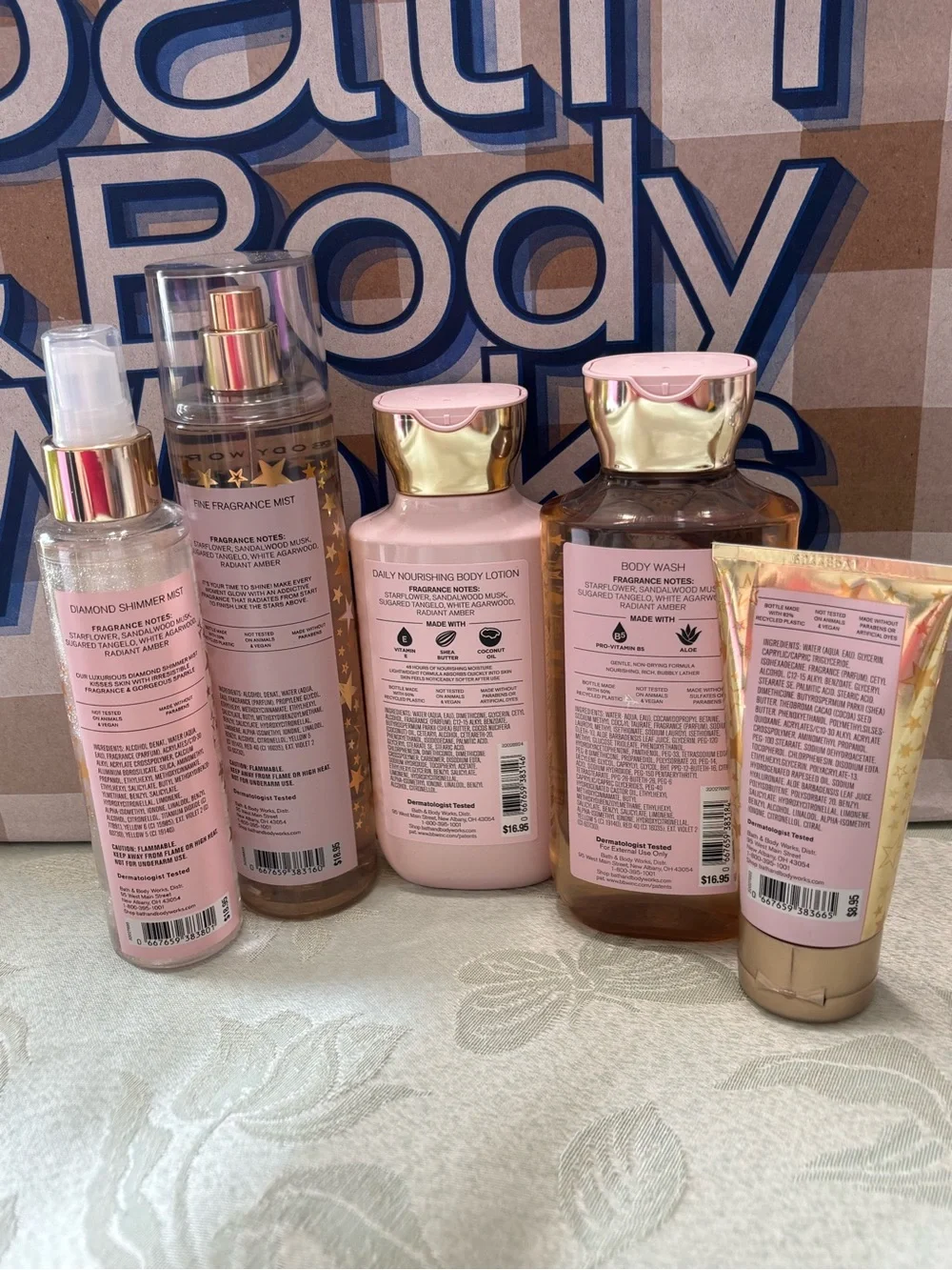 Bath & Body Works In the Stars Scented 5 Piece Bath and Body Set